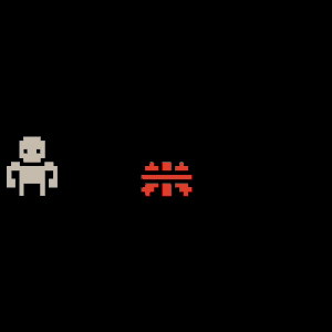 Animation showing the movement of the player