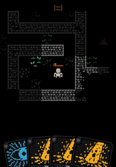 Animation showing the movement of the player